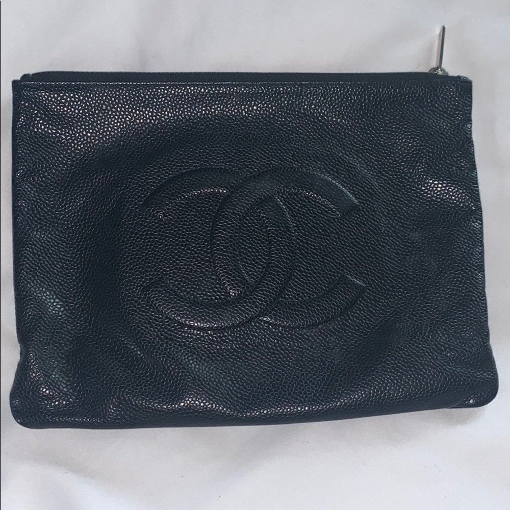 Chanel black pouch